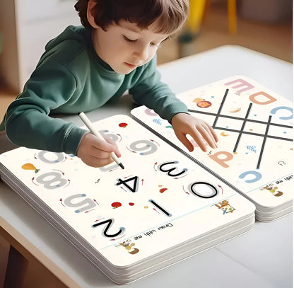 Reusable Tracing Line Practice Book for Kids