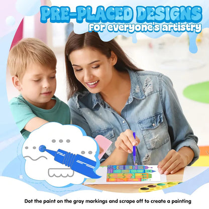 Art Squeegee Kit | Mess-Free Painting | Boosts Creativity