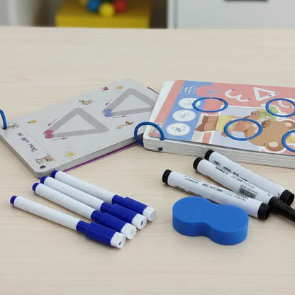 Reusable Tracing Line Practice Book for Kids